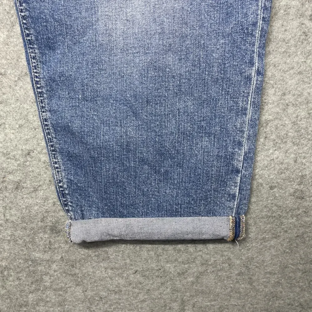 NWT Old Navy Mid Rise Boyfriend Jeans Womens Plus Size 26 Cuffed Stretch Denim